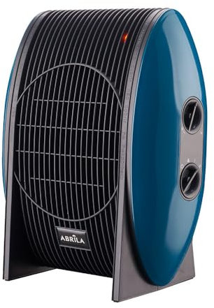 ABRILA - Termoventilador Desierto 2000W Azul con 2 Potencias y 3 Funciones | Termostato Regulable y Sistema de Seguridad | Diseño Moderno | Fácil Transporte