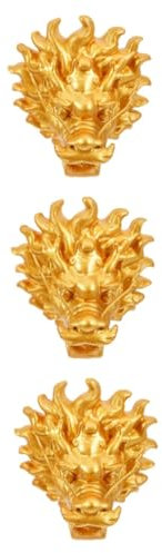 KITANDOVE 3pièces Fontaine De Jardin Tête De Dragon Dorée Robinet De Fontaine Extérieur pour Décoration De Jardin Et Villa Installation Facile Et Élégante