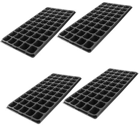 FONDOTIN 4pièces Plaques De Semis De Plaques De Réutilisables pour Germination des Culture des Plantes