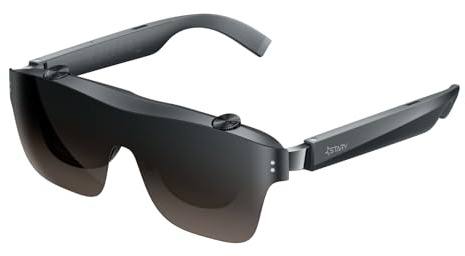 Meizu StarV View AR Smart Glasses,188 Screen Video Display Glasses,120Hz Retina-Level 3D Vision,0-600° Myopia Adjustment,Dual Mic Noise Cancelling Audio,XR System,for Movies,Gaming,Work
