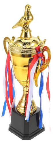 Toyvian Coppa d'oro per Adulti E Bambini: 28 5 Cm () di Plastica per Cerimonia di Premiazione per Competizioni Sportive