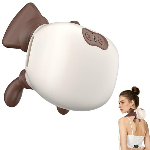 Masseur Dos et Cervicales, Masseur Cervical, Masseurs 4D Shiatsu, Masseur Dorsal Chauffant, 3 Mode 2 Temp, Massage Cervicales et Cou, Main Massante Nuque, Cadeau pour Femmes et Hommes Soulager Fatigue