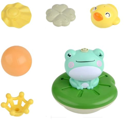 Water Pu Mp For Water Table Spray Water Sprinklers Bath Toys Frog Baby Bath Toy Vjw228 (Mint Green, 10.5x10.5x11cm)
