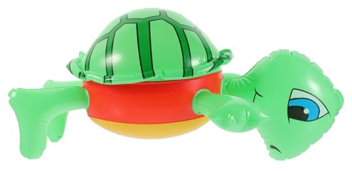 BESPORTBLE Aufblasbare PVC Schildkröte Poolspielzeug Partydeko Leicht Kompakt Luftdicht Langlebig Vielseitig als Foto requisite Geeignet für Outdoor Wasserspaß und Sommerfest