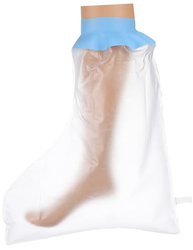 IWOWHERO para Escayola Adulto con Sello Hermético Funda Ducha Silicona Elástica Reutilizable para Baño y Protección contra Agua