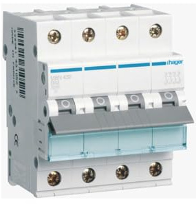 Leitungsschutzschalter 4pol. B-32A, 6kA MBN432 3250614310584 Hager