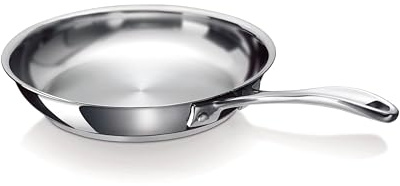 Beka Chef - Poêle Inox 18/10 - 30 cm - Tous Feux Compatible Induction - Acier Inoxydable