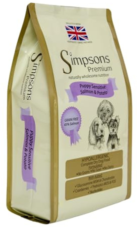 Simpsons Premium Puppy Sensitive Lachs & Kartoffel Junior-Hundefutter