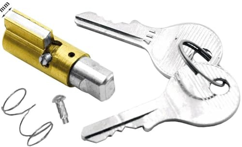 Lenk- und Gepäckfachschloss 6mm kompatibel für VESPA 50 Special 50 ccm 2T AC 69-72 V5A2T, VESPA P80X/PX80 E 80 ccm 2T AC 81-83 V8X1T