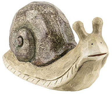 Gehlmann dekorative Figur Schnecke als Gartendeko aus wetterfestem Polyresin