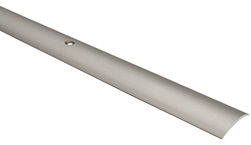 Effector INOX Optik Übergangsleiste 93 cm 30x5 mm Alu Höhenausgleich | Breites Profil, Dekorative Metalloptik, Robuste Ausführung