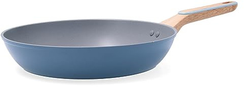 PYREX® Sartén Forjado Sand de Aluminio 28cm | Azul, Aluminio, forma redondo, acabado brillo, 28cm