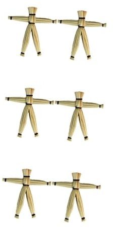 SAFIGLE 3sets Puppe Spielzeug Psychokinesis Prop Für Halloween Party Scary Trick Einfache Einrichtung 2 Stücke * 3