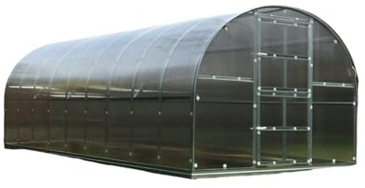 Gewächshaus KLASIKA 18 (3x6m) mit fundamenten und 4mm Polycarbonat