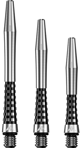Mission Atom13 Naturel Metal Gripped Black - Dart Shafts Short