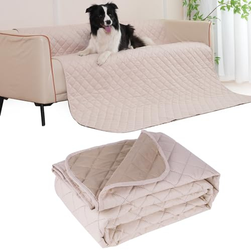 HezzLuv Manta para Perros para Cubrir Sofá 157x127cm, Mantas para Cachorros, Protector de Muebles, Lavable, Reversible, Resistente a los Arañazos, Antipelo, para Perros Medianos y Grandes y Gatos
