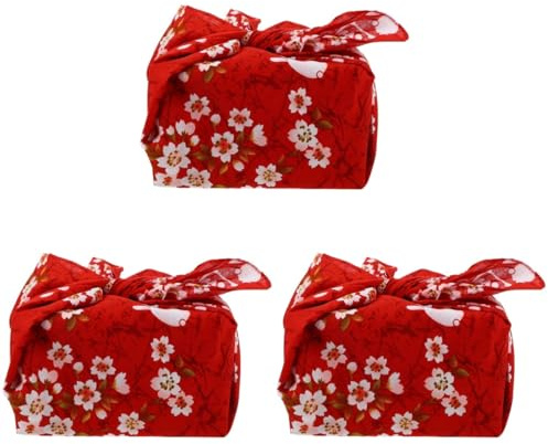 Mikinona Japanisches Furoshiki Tuch Groß 50X50 Cm Bento Box Wickeltuch Lunchbox Verpackungstuch Stoff Hase Multifunktionale Geschenkverpackung
