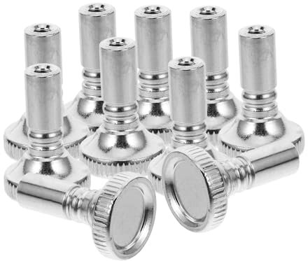 jojofuny 10pcs Elegant Iron Lamp Knob Handle Replacement for Light Turn Switch Standard Lamp Switch Knob Light Accessory