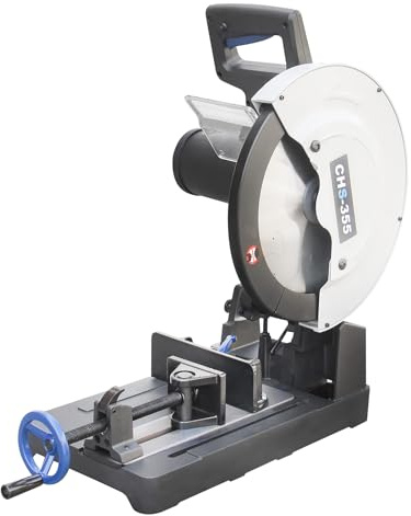 BOKA Metallkappsäge Gehrungssäge CHS-355, 355 mm TCT-Sägeblatt | 1450 U/min, 0–45° Gehrung, 2,2 kW, gratfreie Schnitte, Aluminiumgehäuse
