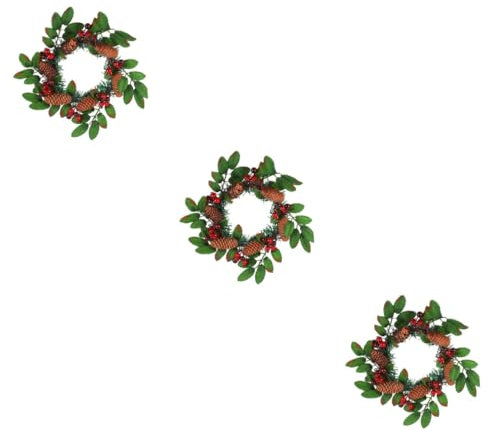 MAGICLULU 3 Stck. Kranz Kränze Reize dekorativ vordere Türmatte Urlaub Vorhang weihnachtsgirlande weinachts girlanden weihnacjtsdeko Haustür hängende Dekoration Partydekoration das Haustier