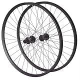 Mountain Carbon-Faser-Fahrradsatz 26/27,5/29 Zoll Räder mit Scheibenbremse Carbon Drahtreifen / Tubeless Laufradsatz (26 Zoll, Vorderrad)