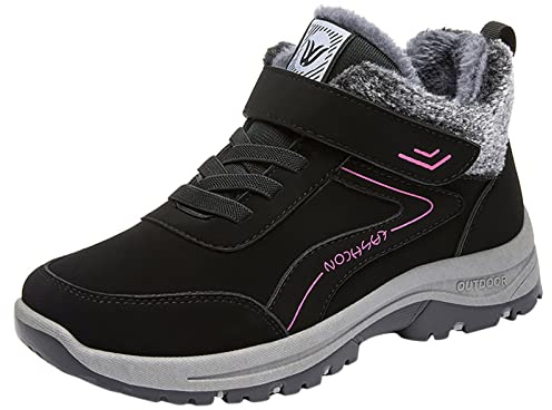 Generisch Donna Stivaletti Invernali Impermeabili, Imbottiti, Scarpe da Trekking, Scarpe da Ginnastica, Scarpe da Ginnastica Invernali, Calde, C, 38 EU