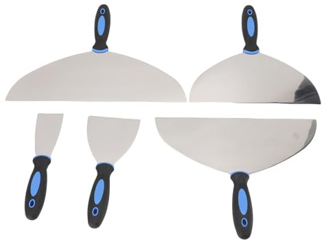 Generic Paint Scraper, 2 4 10 12 14in Drywall Finishing Cutter Set for Construction Site Home Decoration