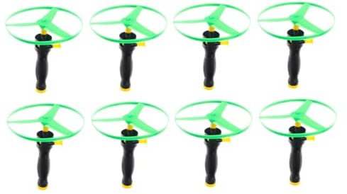 GRIRIW 8 Discos Voladores de Juguete de Plástico para Niños y Adultos, Livianos, Ideales para Juegos al Aire Libre y Relación Familiar