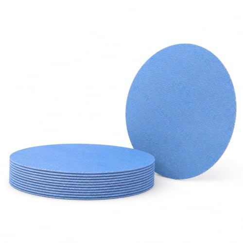 FASTPLUS 10 Disques Abrasifs 180 mm, Maille Bleue Céramique, Grain 240 | Maille Bleue Anti-encrassement pour évacuer Efficacement la Poussière, Idéale pour Bois, Murs, Sols et Surfaces Peintes