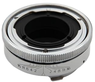Lens Adapters, For obiettivi NOKTON 50/1.5 e URTON 50/2 prominenti, compatibile con fotocamere con attacco Leica M.,For photography(Black 22-82cm)