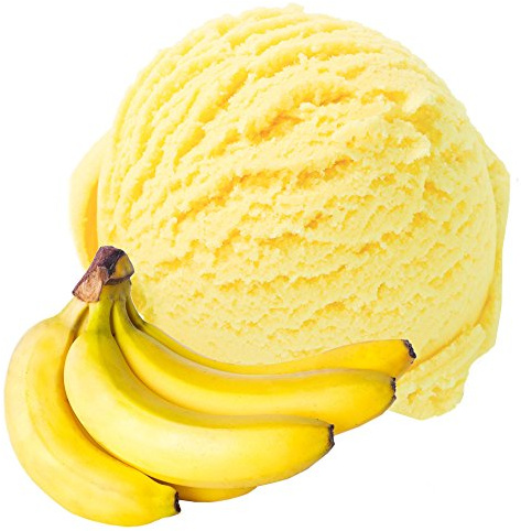 Banane Geschmack 333 g Gino Gelati Eispulver für Ihre Eismaschine