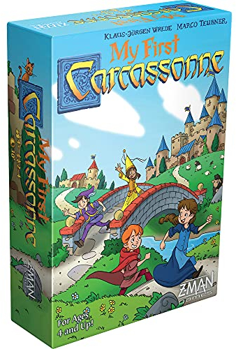 Z-Man Games, My First Carcassonne, Board Game, Ages 4 and up 2-4 Players, 30 Minutes Playing Time