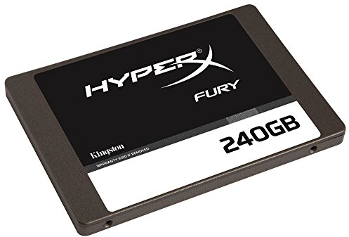 HyperX SHFS37A/240G FURY 240 GB SATA 3 SSD, 2.5 Inch, Black, Grey