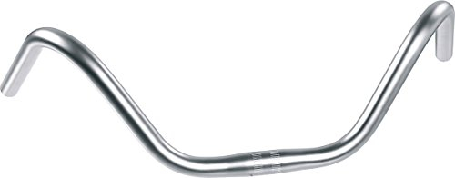 Lenker Bügel Fahrrad HUMPERT Ergotec EWG Stahl Verchromt Citybike, Bügelbreite 550 mm, Grifflänge 15