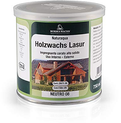 Natura Holzwachs Lasur 2,5 Liter FARBLOS