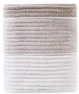 SKL Home Planet Ombre 100% Turkish Cotton Premium Bath Towel, 600 GSM, Soft & Absorbent, Taupe