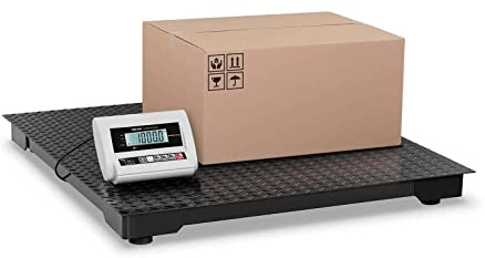 Steinberg Systems Balance Au Sol Plateforme Industrielle SBS-BW-1T/0.5A (Mode ECO, Écran LCD, Plateau 1 x 1 m, 1 Tonne ±0,5 Kg)