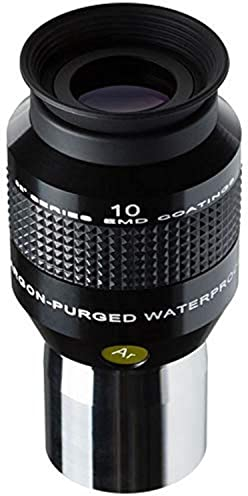 Explore Scientific 52° LER Okular 10mm Ar (1.25) für Teleskope mit hochwertiger EMD Vergütung, wasserdicht mit Argon-Schutzgasfüllung