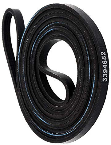 3394652 Dryer Drum Belt for Whirlpool Sears Dryers Replaces 2946614, 2823, 345675, 4319392, 8066064, AH345337