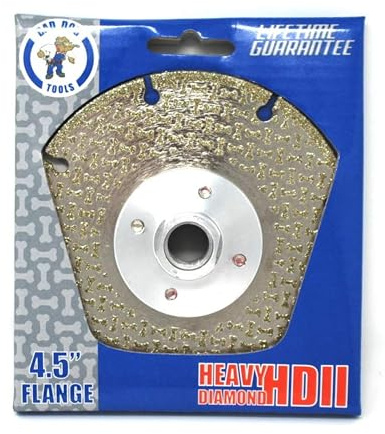 Bad Dog 4.5 Flange Tools Handi Disk Deux Grinding Sanding and Cutting Wheel