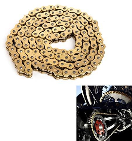 Cadena de motocicleta cadena de sello de aceite DID O Ring 520 525 530 cadenas 120 enlaces para ATV Quad MX Enduro Motard, cadena de conducción de carreras (530HV-120L)