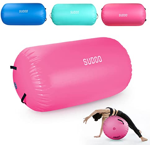 Aufblasbare Gymnastik Air Roll, Aufblasbare Luft Rollen, Air Roller, Gymnastikrolle, Ausbildung Gleichgewicht Air Barrel, Yoga Roll, PVC Zylinder Übung Spalte Heimgebrauch