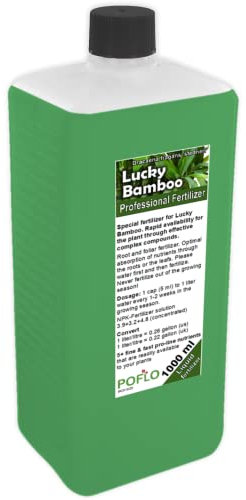 Abono de bambú de la suerte Lucky Bamboo, especial HIGH-TECH NPK, abono completo profesional, línea para abono de Dracaena Sanderiana Bambú
