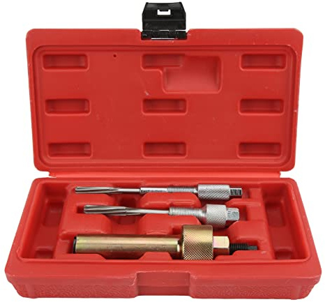 Strumento per la rimozione delle candelette, BOROCO Estrattore per candelette Set di alesatori per la rimozione degli elettrodi Sostituzione degli strumenti per l'estrazione delle candele per i veicol