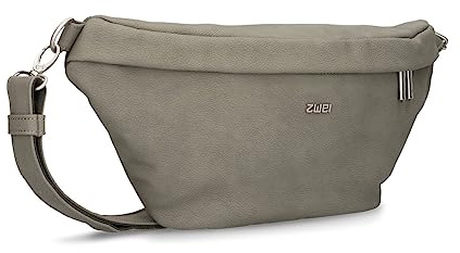 Zwei Damen Hip Bag Mademoiselle.M MH80 Bauchtasche 40 cm 3 Liter, Crossbody Bag wasserabweisend, 3-in-1 Bequeme Brusttasche, Gürteltasche & Hüfttasche