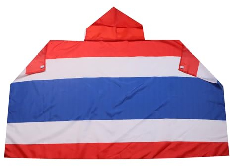 AZ FLAG - Thailands flagga - 150 x 90 cm - cape med thailändsk flagga 100% polyester med integrerade ärmar - Body Flag - 80 g