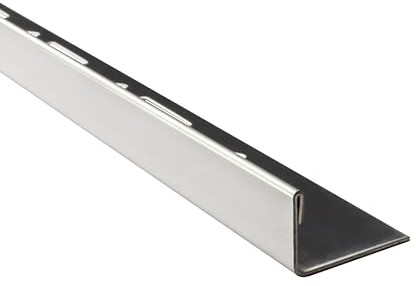 50x L-Profil Edelstahlschiene Fliesenprofil Fliesenschiene Edelstahl V2A L250cm 12mm glänzend