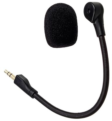 MICMXMO Mikrofon Ersatz kompatibel mit Logitech G Pro,G Pro X 7.1 Gaming Headsets Geräuschunterdrückung Mic für PS4 PS5 Switch Mac PC Computer,Vergoldetem 3,5 mm Stecker