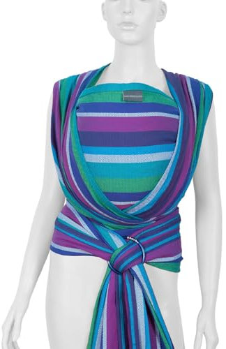 Gewebtes Babytragetuch Dacony - einschließlich zwei Ringe, 100% Baumwolle, geeignet für Kinder von der Geburt bis zum Alter von 3 Jahren (Orchid, L)