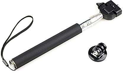 SCRUBY SJCAM Monopiede Alluminio Selfie Stick Per SJCAM Palmare Allungabile Monopiede con Treppiede SJ4000 WiFi SJ5000 Plus M10 SJ5000x
